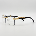 Luxury Rimless Gold Frame Eyeglasses