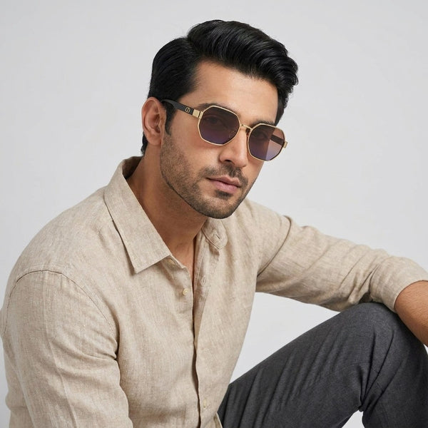 Luxury Gold Frame Premium Fashion Sunglasses for Men & Women