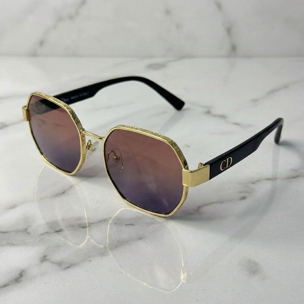 Luxury Gold Frame Premium Fashion Sunglasses for Men & Women